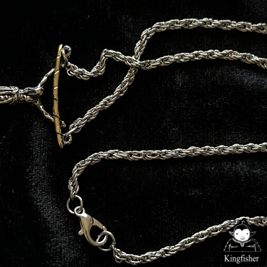 Queen Marika Elden Ring Necklace Cross Silver Chain and Pendant
