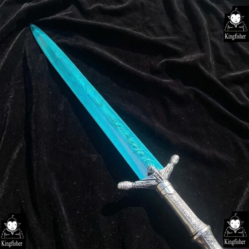 Dark Moon Greatsword Moonlight Sword Elden Ring Bloodborne 40” Cosplay w/ Mount