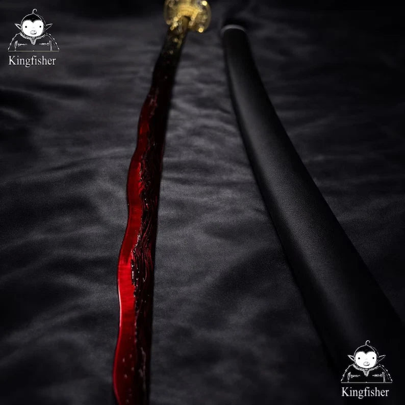 Rivers of Blood Replica Elden Ring Sword 39" Steel w/ Sheath