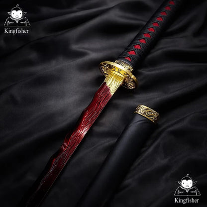 Rivers of Blood Replica Elden Ring Sword 39" Steel w/ Sheath