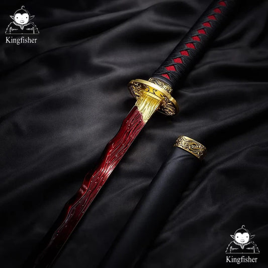 Rivers of Blood Replica Elden Ring Sword 39" Steel w/ Sheath