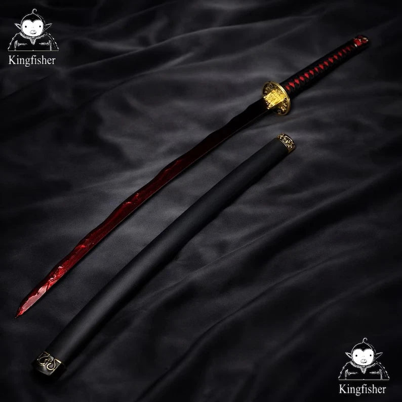 Rivers of Blood Replica Elden Ring Sword 39" Steel w/ Sheath